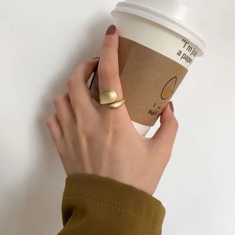 טבעת פתוחה מינימליסטית Minimalist Open Ring